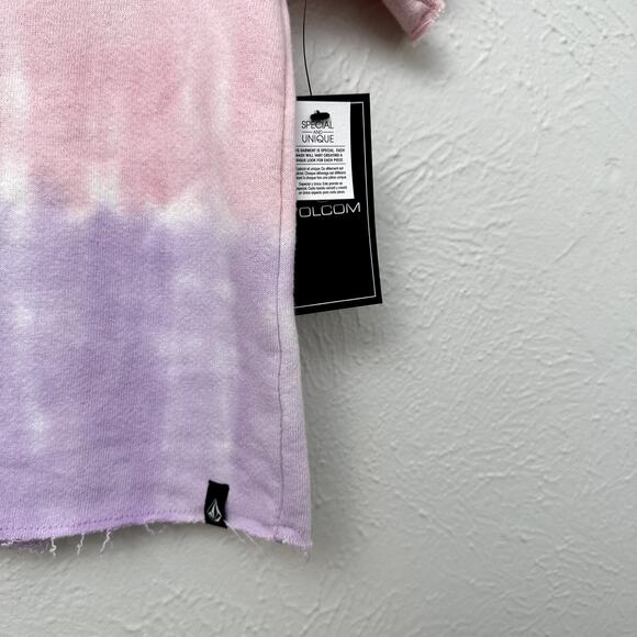 NWT Volcom Tie-Dye Raw Edge Rag T-shirt - Picture 7 of 11